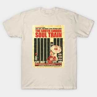 POSTER TOUR - SOUL TRAIN THE SOUTH LONDON 98 T-Shirt